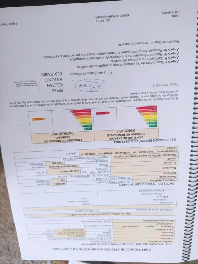 Apartamento Marina 토레몰리노스 외부 사진